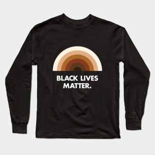 Black Lives Matter Rainbow Long Sleeve T-Shirt